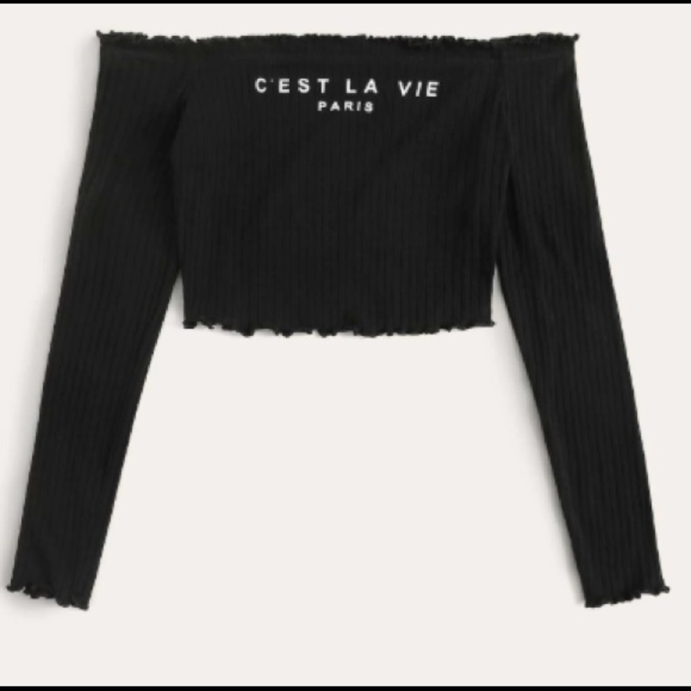 c’est la vie Paris Crop top - Picture 2 of 4